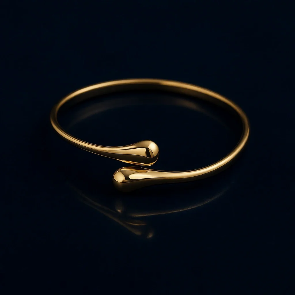 

Модный позолоченный браслет-манжета для женщин, массивный, витой, не тускнеющий, гипоаллергенный, подарок