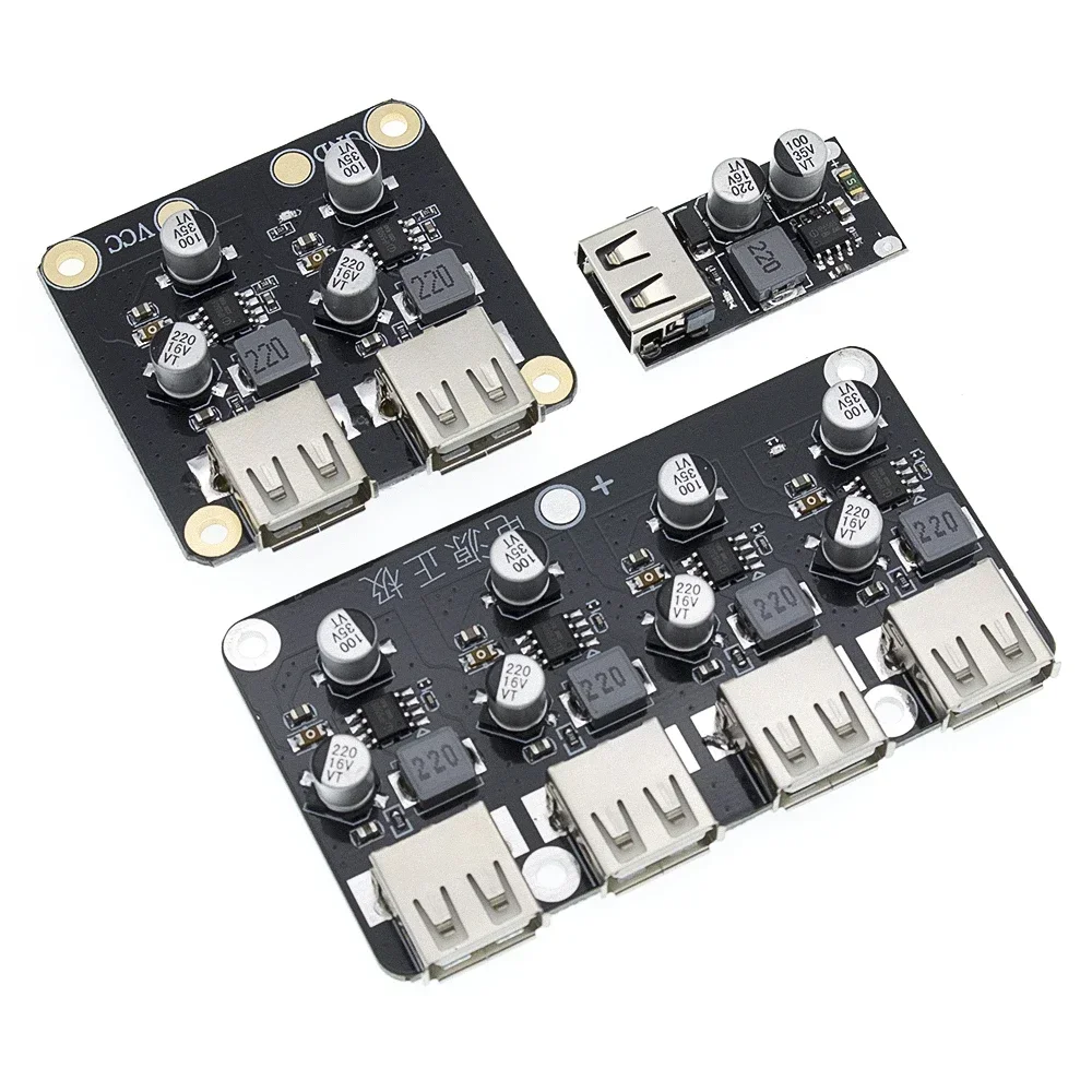 QC3.0 QC2.0 USB DC-DC Buck Converter Charging Step Down Module 6-32V 9V 12V 24V to Fast Quick Charger Circuit Board 3V 5V 12V