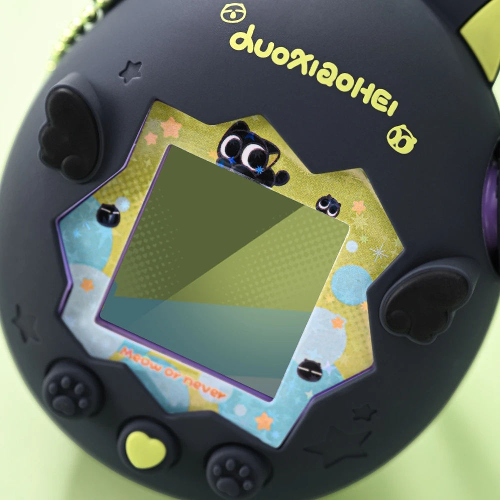 GeekShare Luo Xiaohei Co Branded Silikonowe Etui Antywstrząsowe do Tamagotchi Paradies, Urocza Kreskówkowa Ochronna Obudowa na Konsolę do Gier — zdjęcie produktu 4