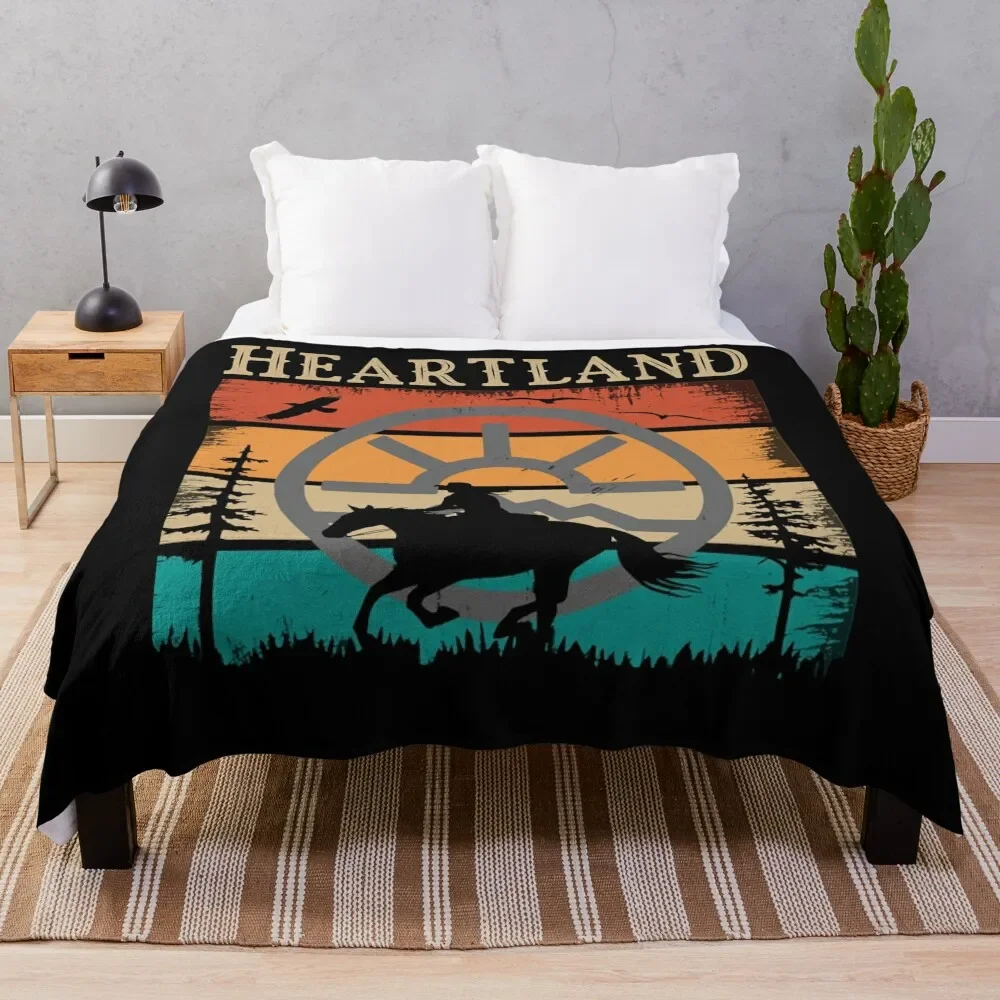 Nice Keepsake Heartland Heartland Ranch Sunset Heartland Gifts For Everyone Throw Blanket Large Stuffeds Blankets