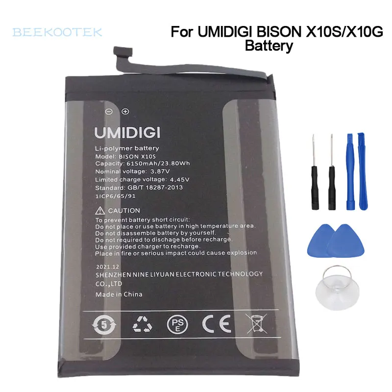 

UMIDIGI BISON X10S Battery NewOriginal Inner Built-in Mobile Phone Battery Repair Replacement Accessories For UMIDIGI BISON X10G