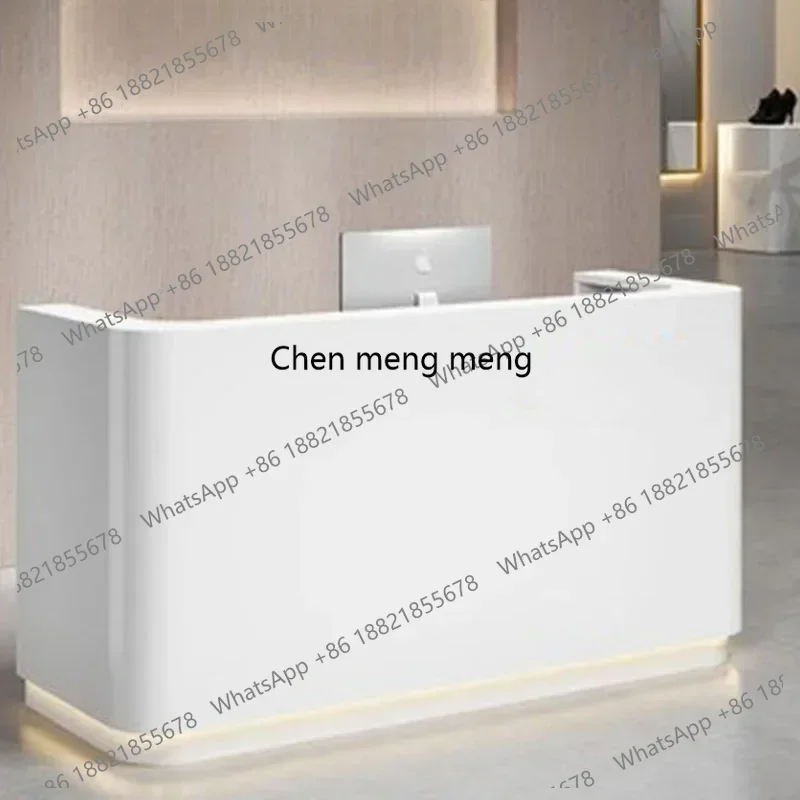 

Italian Style Simplicity Reception Desks Hotel Modern Beauty Salon Reception Desks Clothing Shop Office Furniture Recepce