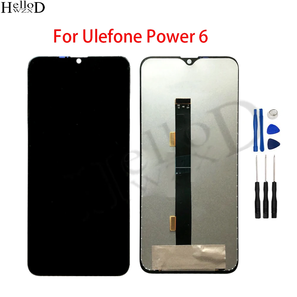 

ЖК-экран 6,3 дюйма для Ulefone Power 6, ЖК-дисплей кодирующий преобразователь сенсорного экрана в сборе, экран с дигитайзером в сборе, замена