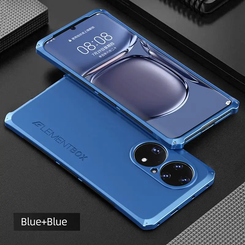 

Hot! Antifall Metal Frame PC Case For Huawei Mate 60 50 40 P50 P60 Pro Nova 12 11 10 9 Pro Plus Ultra SE Case Protect Cover