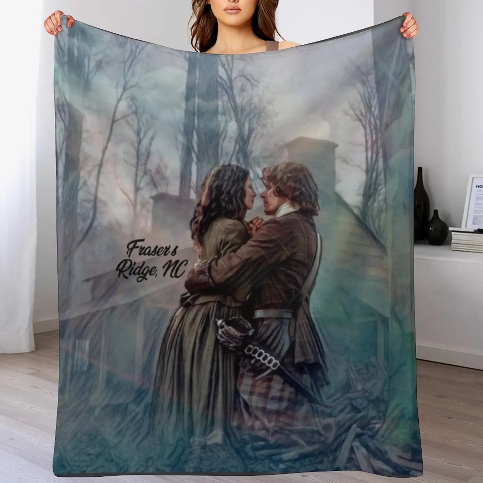 

Frasers Ridge, NC Throw Blanket Summer Sofa Picnic Thin Blankets