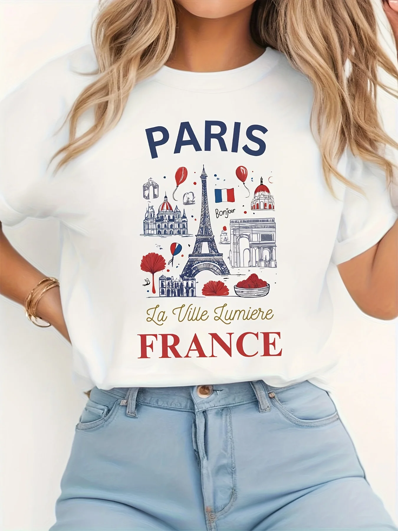 تمتد عارضة الربيع الصيف أزياء الفرنسية موضوع الملابس النسائية باريس معالم الرسم كم الرسوم التوضيحية الكرتون نابضة بالحياة