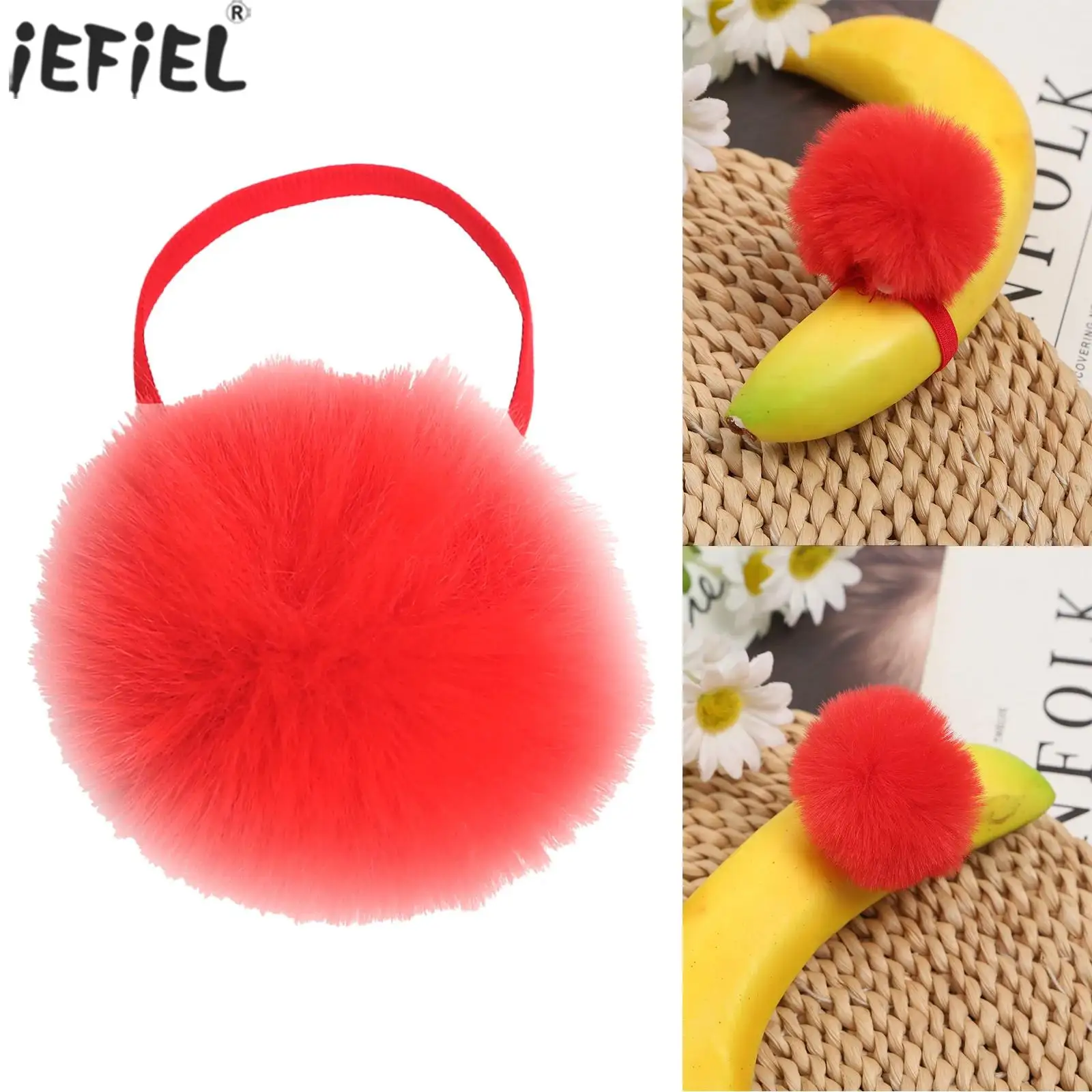 Men's Funny O-ring Gifts Underwear Bow Pompom Decor Penis Loop Thongs Lingerie Dating Night JJ Decor Thongs for Erotic Nightwear