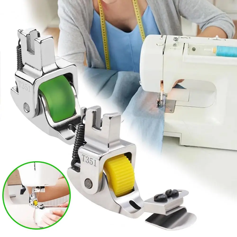

Sewing Machine Presser Feet Tool Adjustable Rolled Hemmer Presser Foot Set for Sewing Machine Versatile for Professional