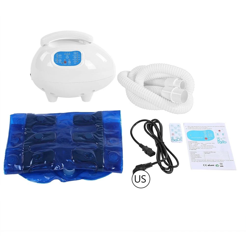 

Air Bubble Bath Tub Digital LED Display Body Spa Massage Mat with Air Hose