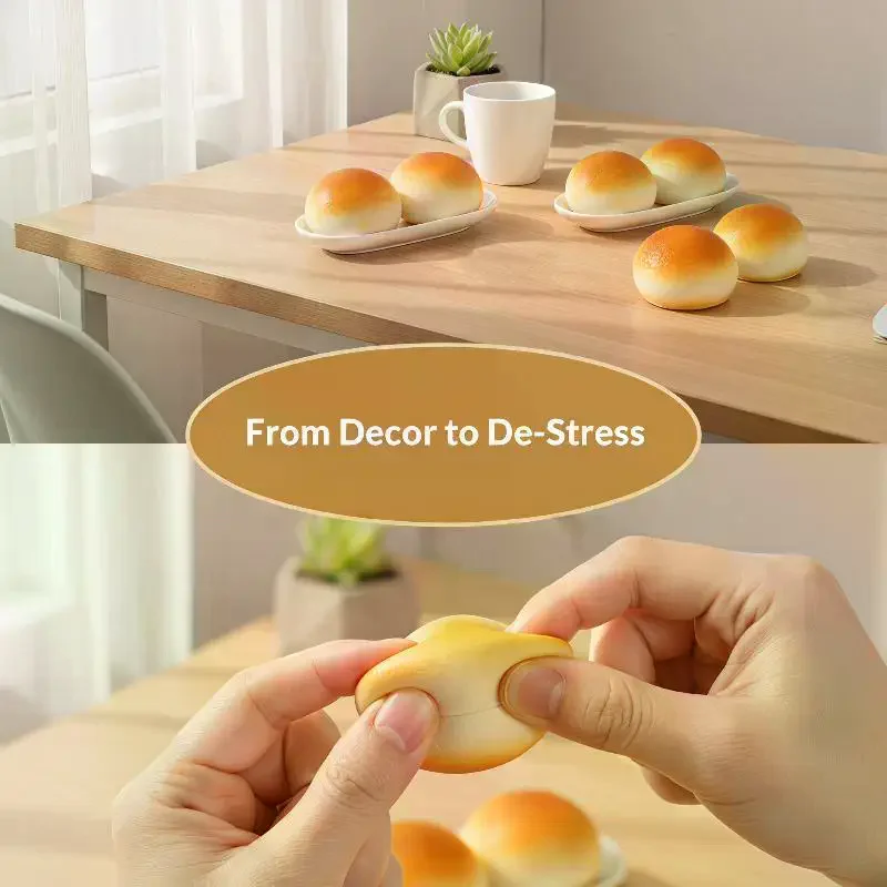 Simulation Milk Bread Squishy Toy Slow Rebound Soft Fake Food Stress Relief Toy for Kids Birthday Goodie Bag Fillers Gift