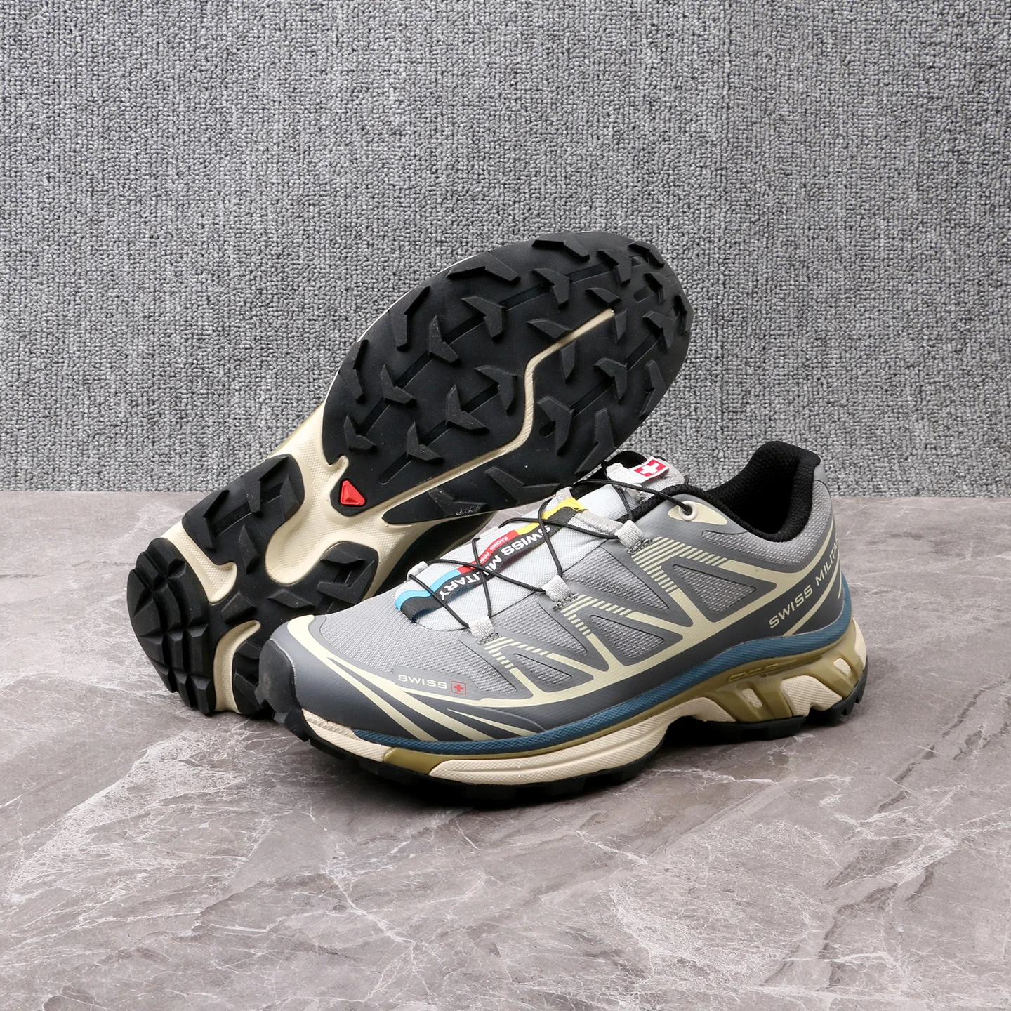 أحذية رياضية وترفيهية للجنسين بنعل مطاطي مريح يمتص الصدمات، أحذية مشي برباط شبكي روكلاند 6-22 صيف 2025 #3