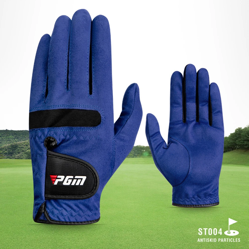 PGM Golf Glove,Men Breathable Wear Single Left/Right Handed Protective Glove,Non-Slip Superfiber Cloth Sport Hand Glove ST004