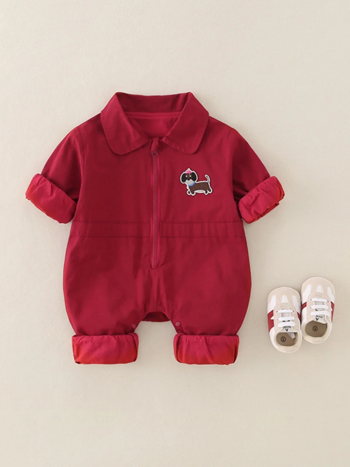 

Spring Newborn Baby Clothes Long Sve Onesie Outfit Cute Cartoon Korean Sle Climbing Suit Trendy Baby Rer Outfit