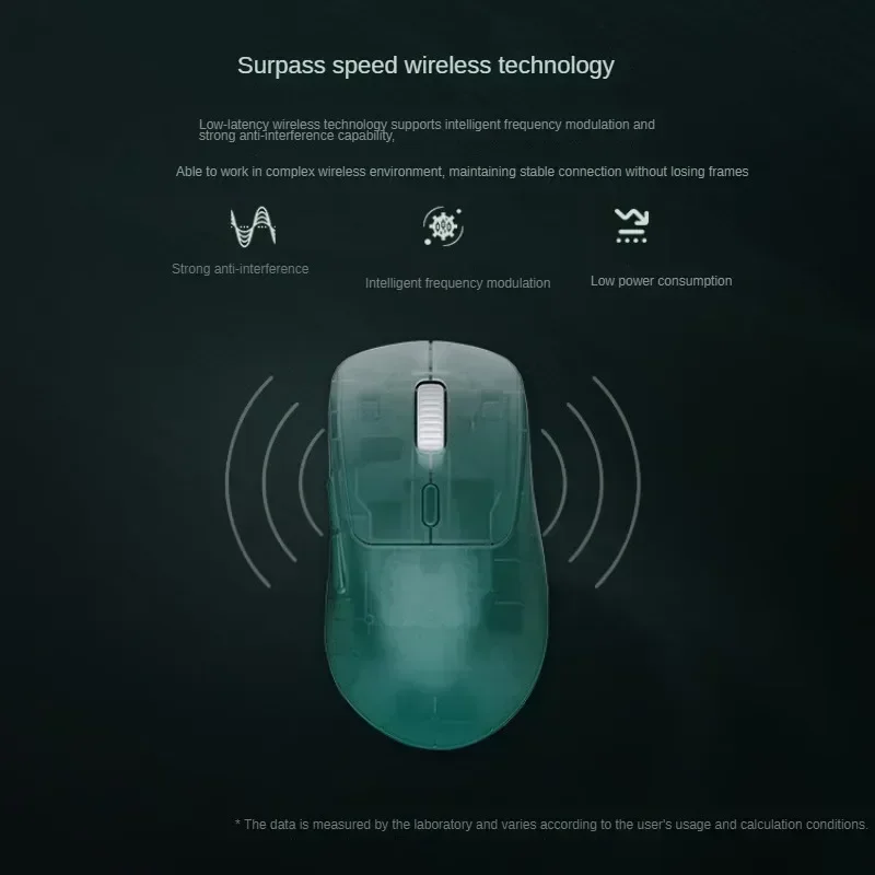 Waizowl OGM Pro Mouse da gioco Tri-mode Wireless Bluetooth PAW3395 Mouse e-sport Leggero personalizzato PC Gamer Laptop Accessori