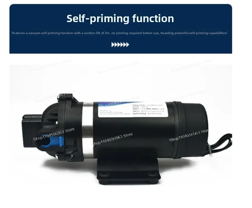 DP160 High Pressure Flushing Water Pump 220V110V Spray Diaphragm Pump Multifunctional Agricultural Irrigation Booster Pump