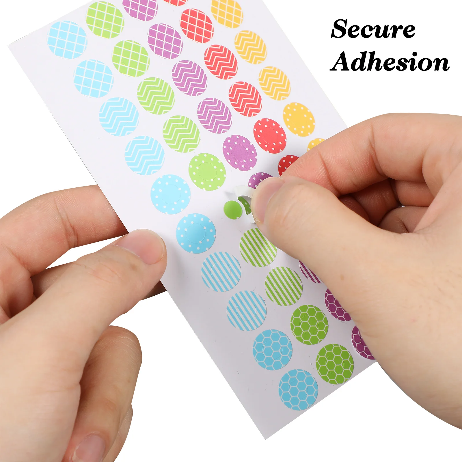 컬러 라벨 종이 구멍 펀치 스티커 바인더 루스 리프 액세서리 펀치 페이지 투명 카드 슬리브