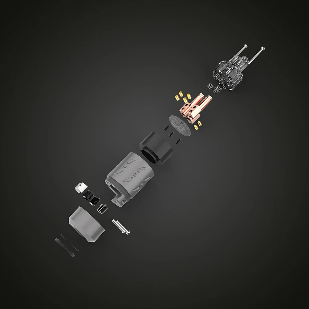 Viborg VF512 TOP CLEAR Hi Performance ทองแดงบริสุทธิ์ IEC AC CONNECTOR