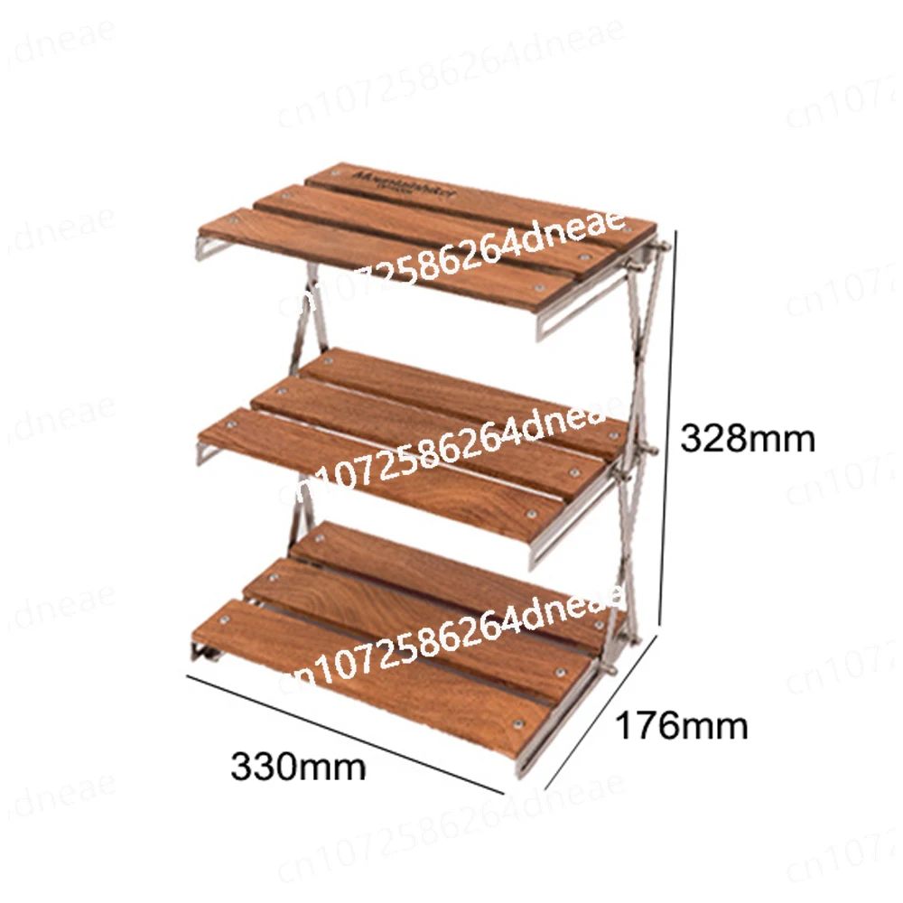 Mountain Camping  Outdoor Camping , Cup  Three-layer Storage Rack, Picnic Cutlery Rack, Cooker