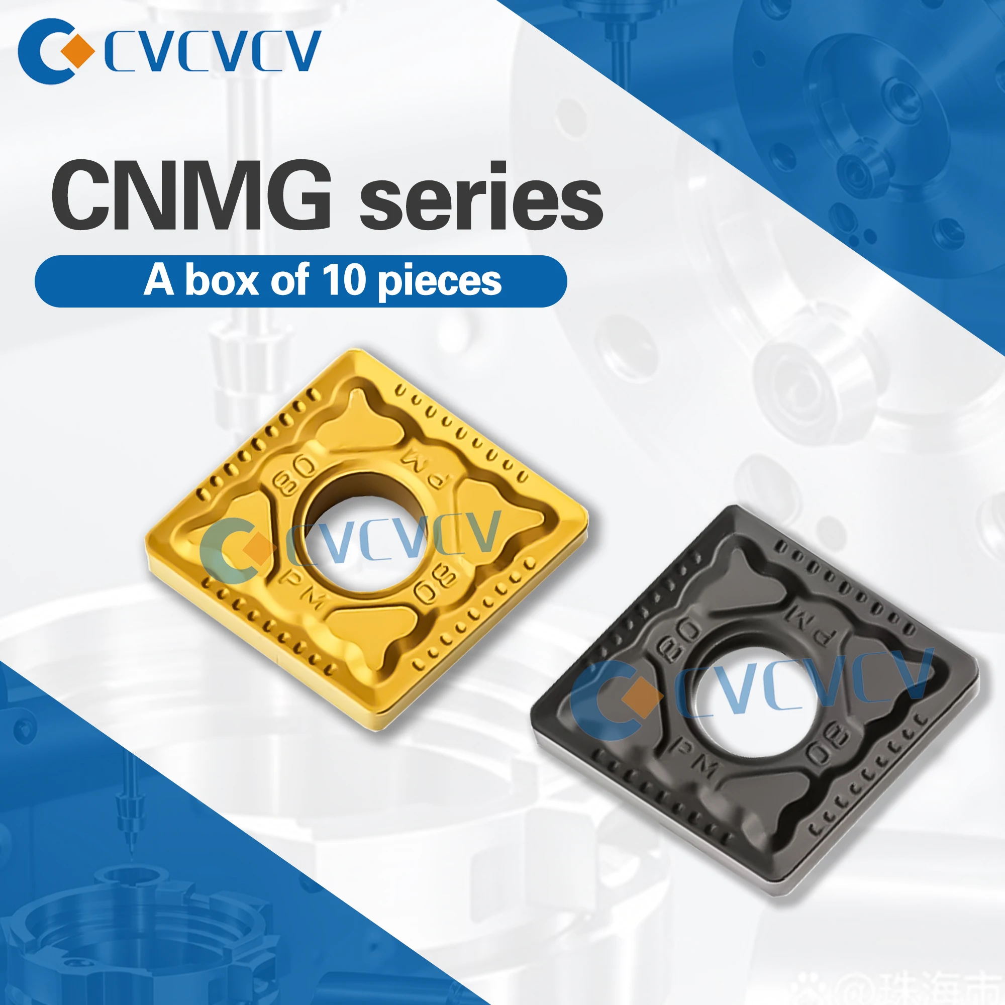 

Высококачественные токарные пластины CNMG120404-PM DBC252 DBC251 CNMG120408 CNMG120412 для станков с ЧПУ, форма Ling Shape