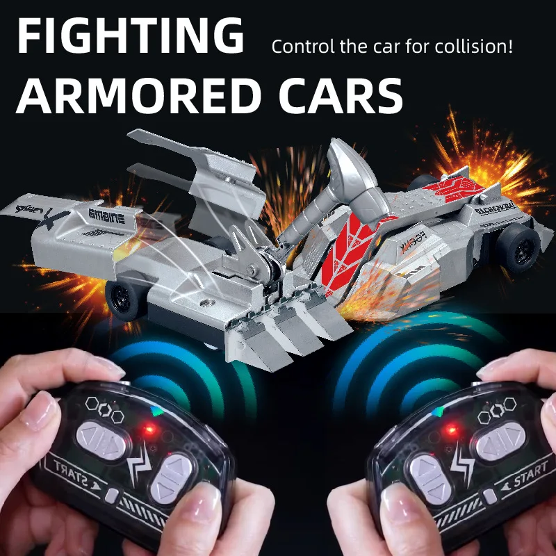 

Two Person Combat Against Armored Vehicles New Product Children's Remote Control Bumper Car TK Gladiator Battle Toy