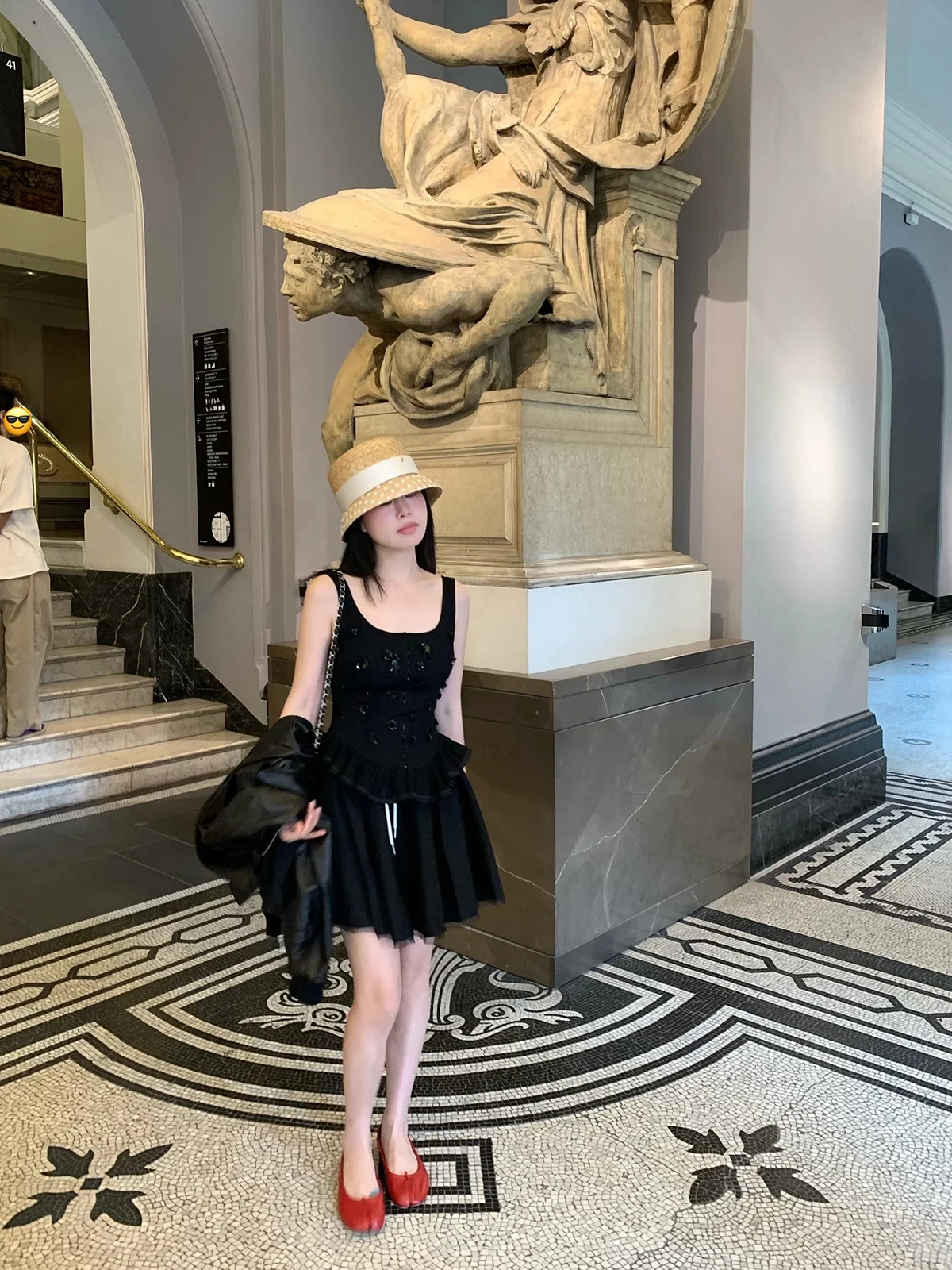 

Женская юбка А-силуэта из шерстяной смеси с завышенной талией, на шнурке, с эффектом пышных бедер, в повседневном стиле