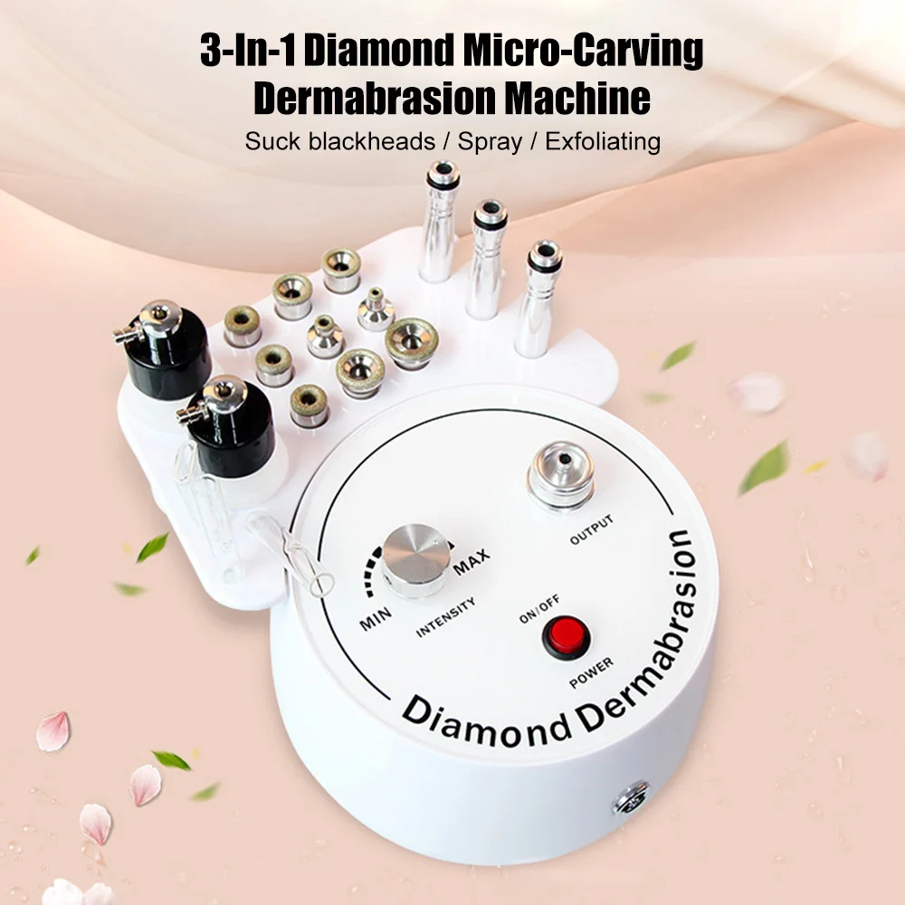 Diamond Microdermabrasion Dermabrasion Machine Water Spray Exfoliation Beauty Machine Facial Moisten Anti Wrinkle Face Peeling