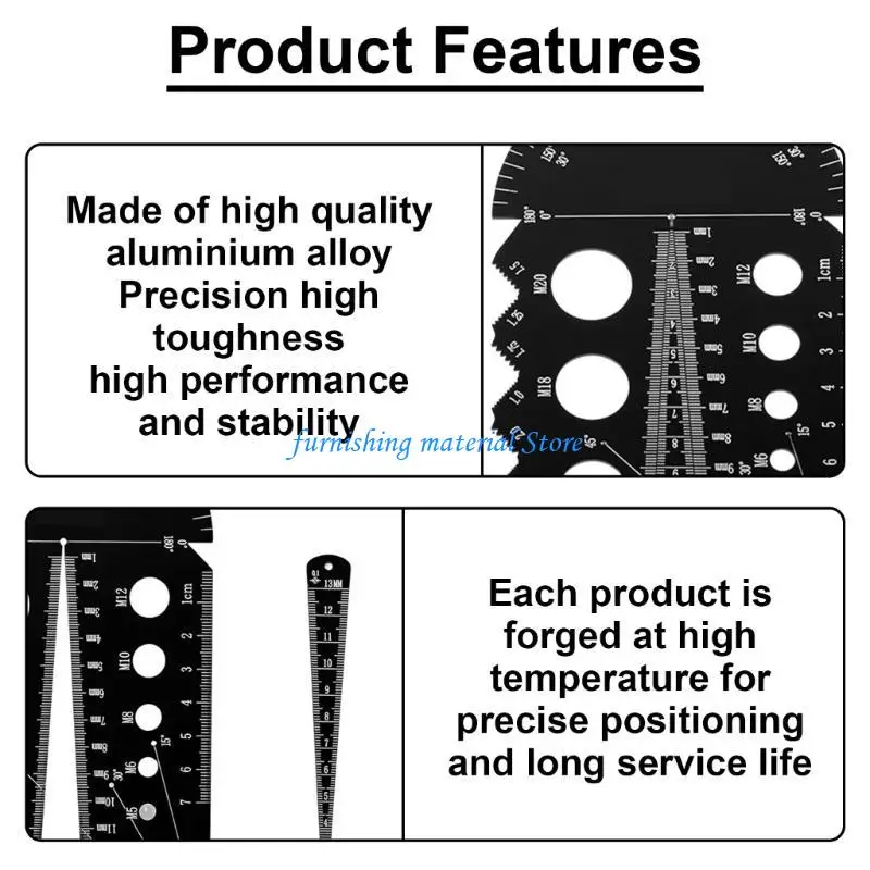 

Y5GD Metric & Imperials MultiGauges AluminumAlloy Thread & Pitches Identification Gauges