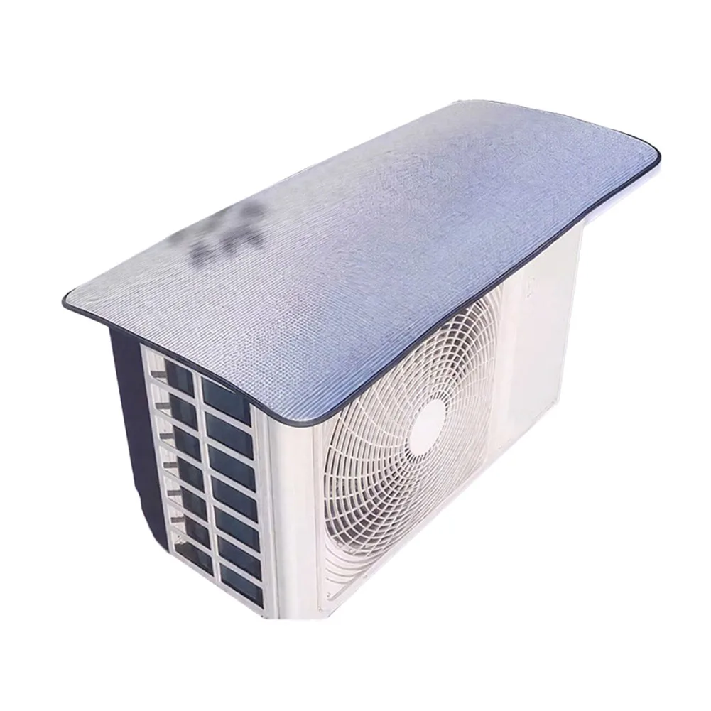 1pc Air-Conditioner Outdoor Unit Cover Bubble Composite Aluminum Foil Sun Rainproof Anti-Dust Anti-Snow Cleaning Cover