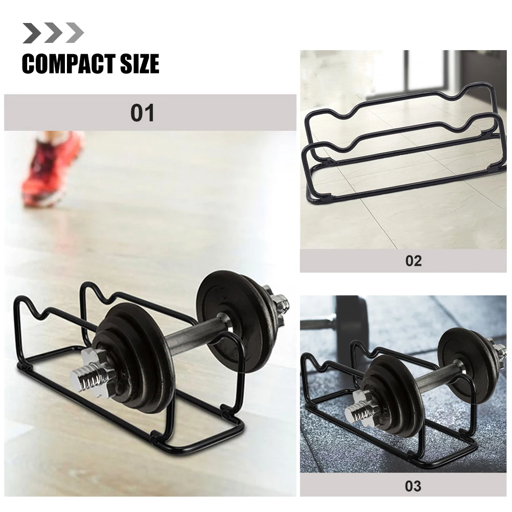 

Vertical Dumbbell Rack Weight Stand Holder Dumbbells Storage Small Iron Compact Size Lightweight Sturdy Structure Long Term Use