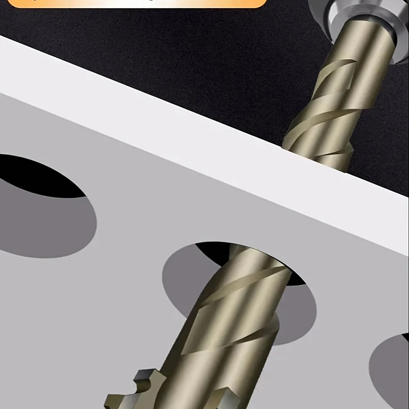 7PCS/SET 3-12mm Four-Flute Sawtooth Drill Bit Sawtooth Drilling Tools For Glass/Tile/Concrete/Metal Drill Bit Set Tools