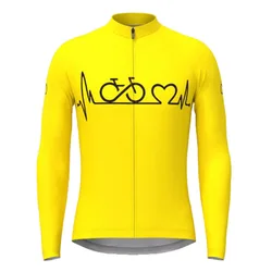 Fashion Cycling Jersey Men Mountain Bike Wear 2023 Summer Cycling Clothing Long Bicycle Cycling Shirts Breathable Ropa Ciclismo