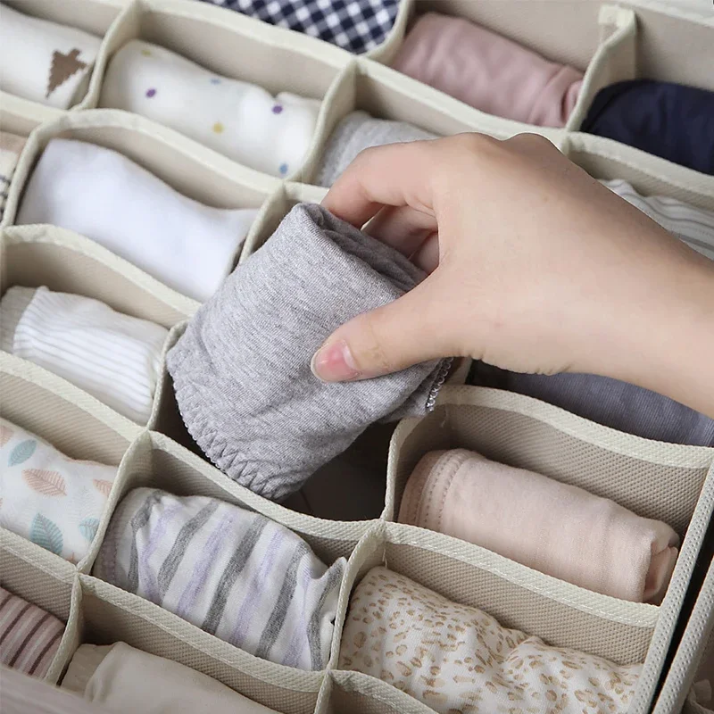 Storage Box Easy Organize Divide Into Compartments Simple Modern Portable Breathable Foldable Japanese Interior Home Decoration