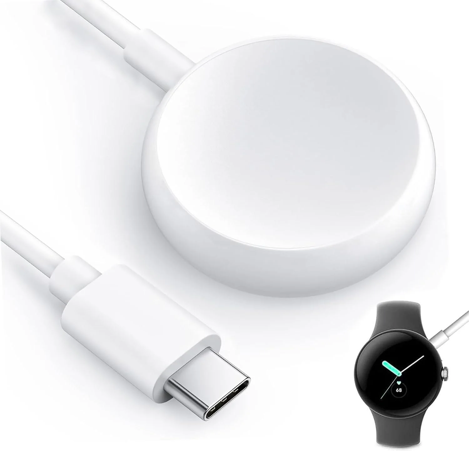 Ersatzladegerät passend für Google Pixel 1 USB-C Google Watch Ladestation