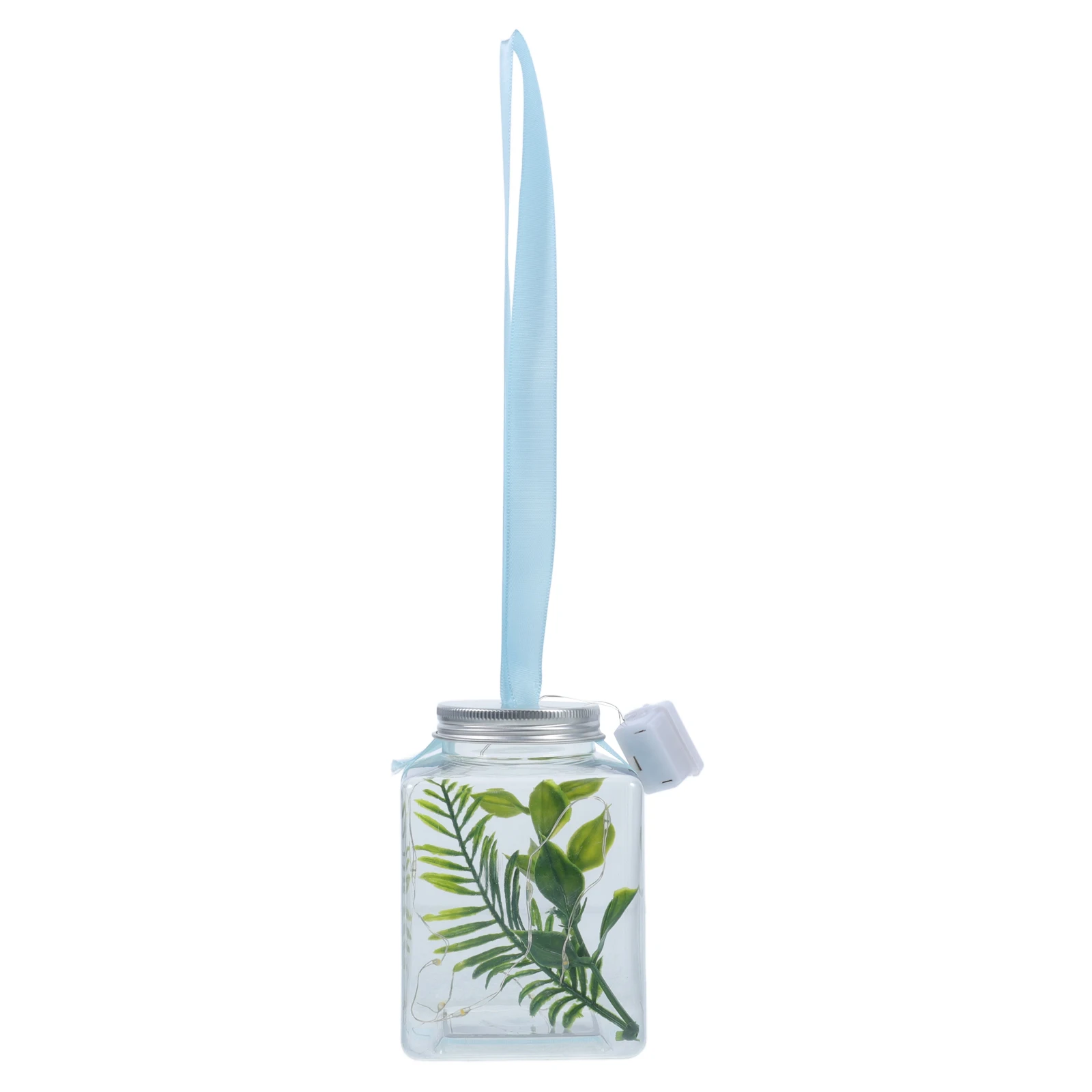 

1 Set Plastic With Lamp String Decorative Fish Tank For Home Office Desktop Goldfish Bowl Small Aquarium Tanks Lightweight Fish