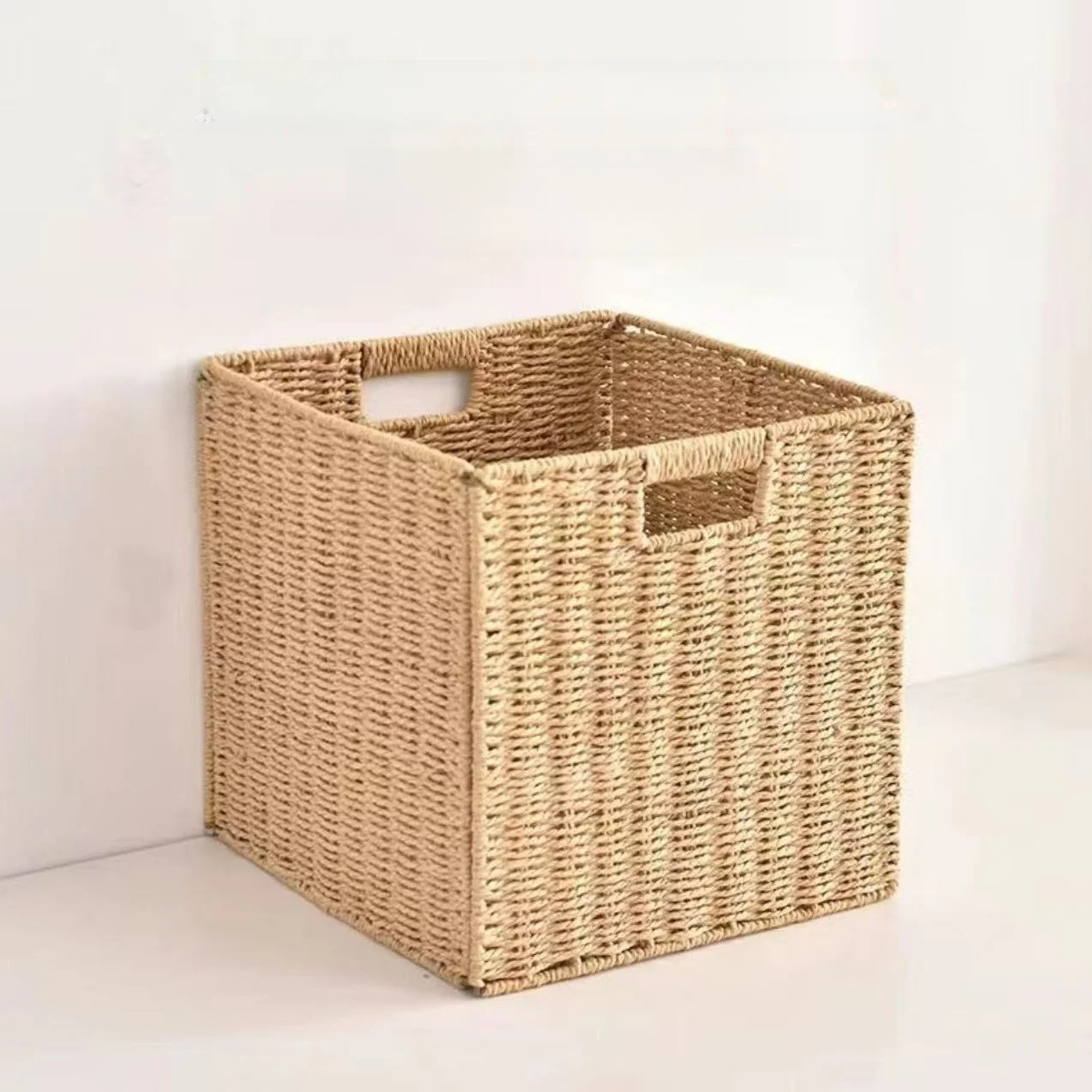 

Квадратная корзина для хранения Wier Sle, органайзер для спальни, шкафа, под кровать, тканевая складная кубическая корзина для хранения