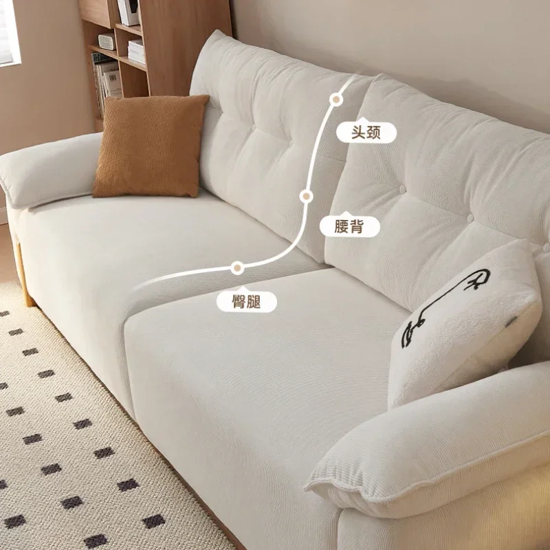 2025 Sofa 1 Person Long Chair Modern Sofa in Vacuum Package Nordic Furniture Living Room Office Vacuum Tablets Sofas