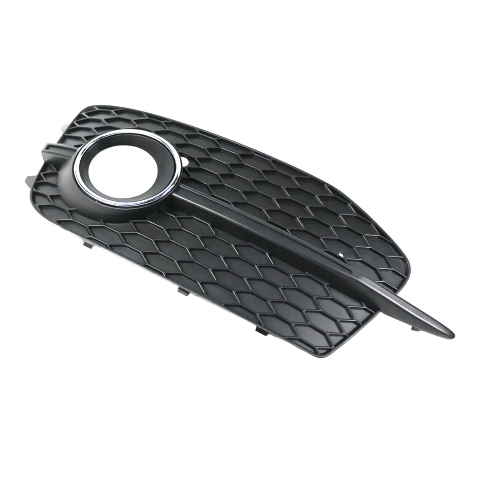 Fog Light Grille Grill Cover Protective Lower Grill for Audi Q3 S Line 2012-2014 Replacement Easy to Install Spare Parts