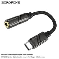 Borofone BV23 Type-C To 3.5 Digital Audio Conversion Cable Compatible With For Apple 16 Phones Huawei Motorcycle Electronic Acce