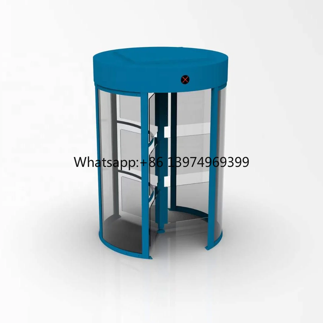 Baking Paint Gym High-end Sports and Entertainment Occasions Polish Welding Pedestrian Control Full Height Turnstile Mechanism