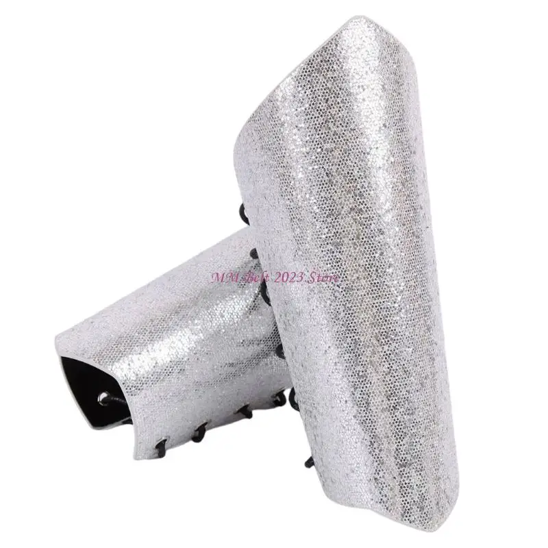 49ME Medieval PU Leather Arm Guards For Role Play Cosplay And Costume Parties