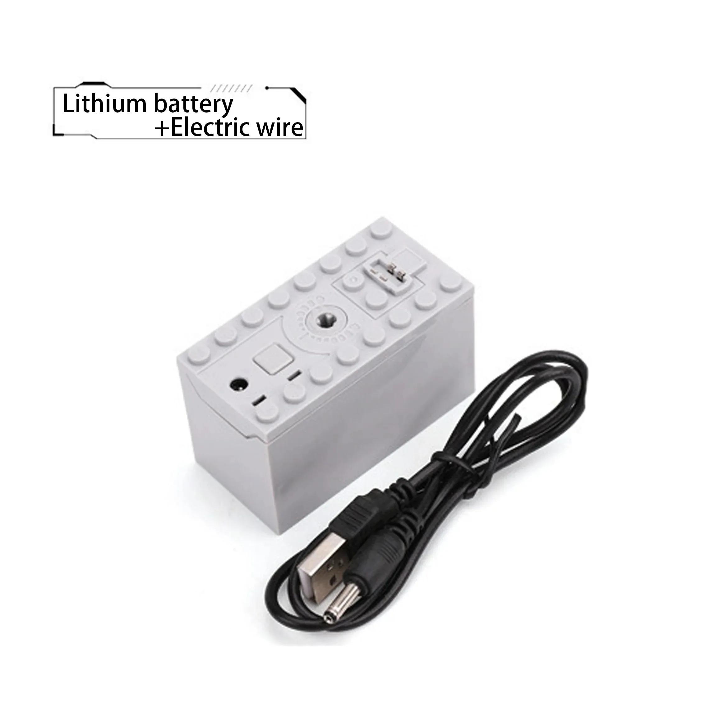 Elektrische motorset de auto Afstandsbediening Accubak Schakelaar met led-licht Power Functie MOC Bouwstenen Auto's Motorspeelgoed