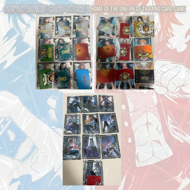 Japanese Anime ONE PIECE FAX SSP YN CZ Card Set Vinsmoke Reiju Perona Nefertari D. Vivi Boa Hancock Yamato Collectible Cards