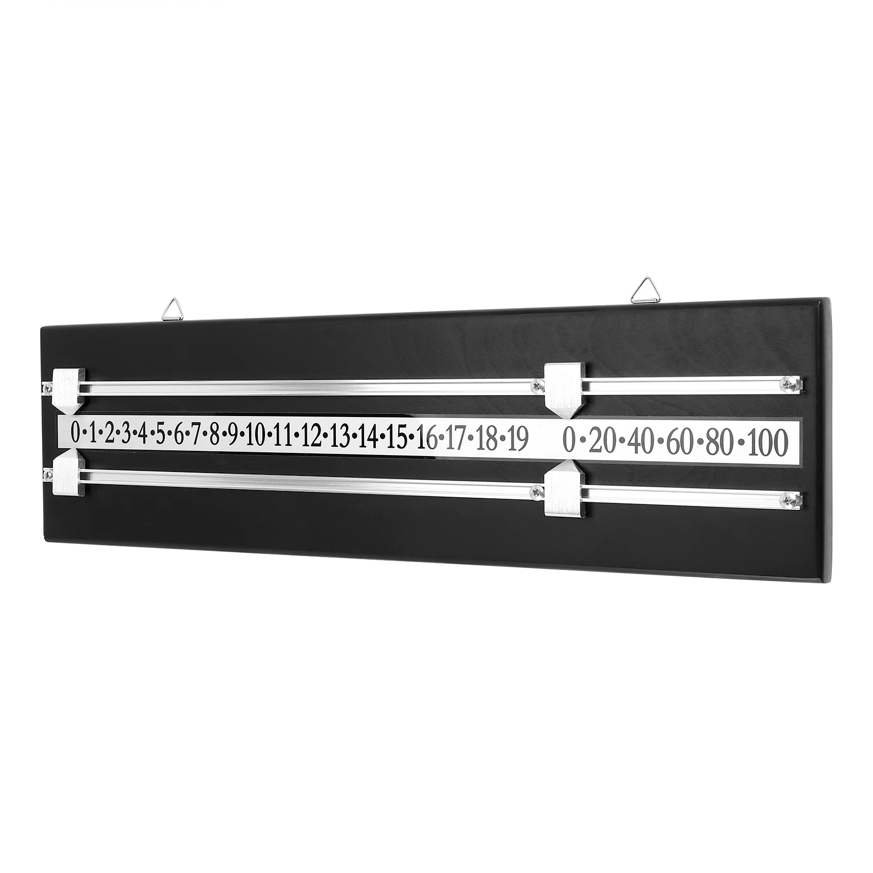 Snooker Scoreboard Complete with Scorer/Rails and Pointers for Billiard Lovers Snooker Game Billiard Score Keeper Black