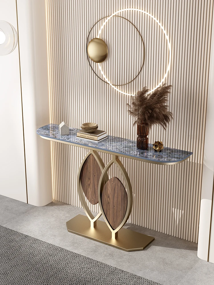 Italiaanse Rotsplaat Creatieve Home Light Luxe Toegangstafel