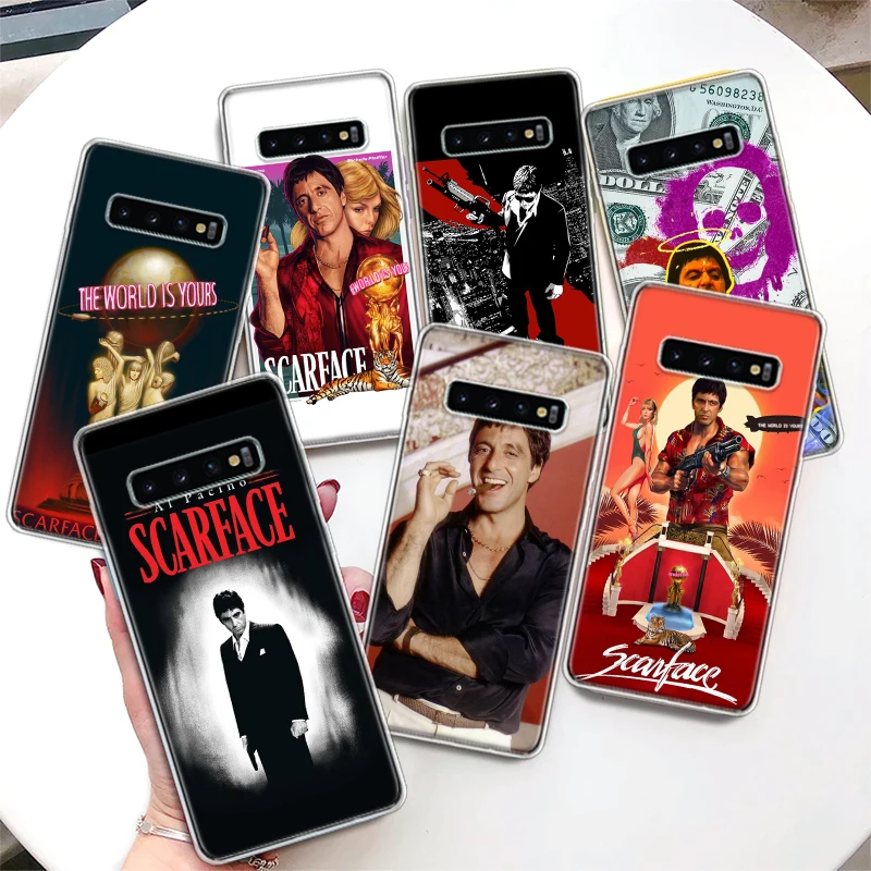 Scarface 1983 Film Al Pacino Movie Coque Phone Case For Samsung Galaxy S24 S23 Ultra S22 S21 S20 FE S10 Plus S10E S9 S8 + Lite