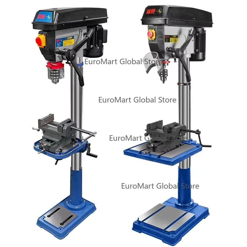 High Power 1000W 1500W Laser Positioning Electric Vertical Bore Industrial Benchtop Wood Drill Press Motor