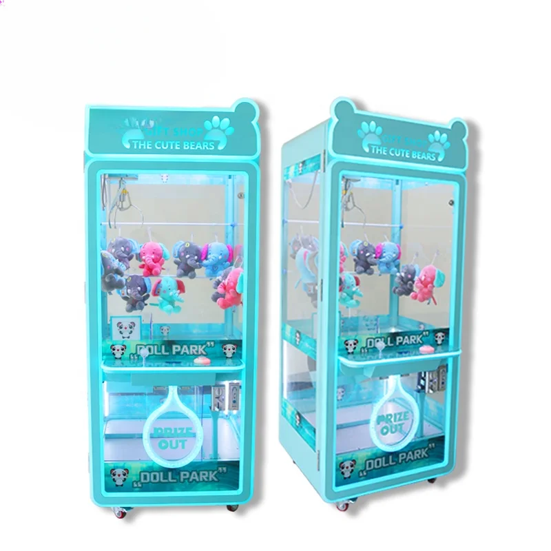 Hot Sale Cute Bear  Big Claw Grabber Arcade Game Machine For Gift House