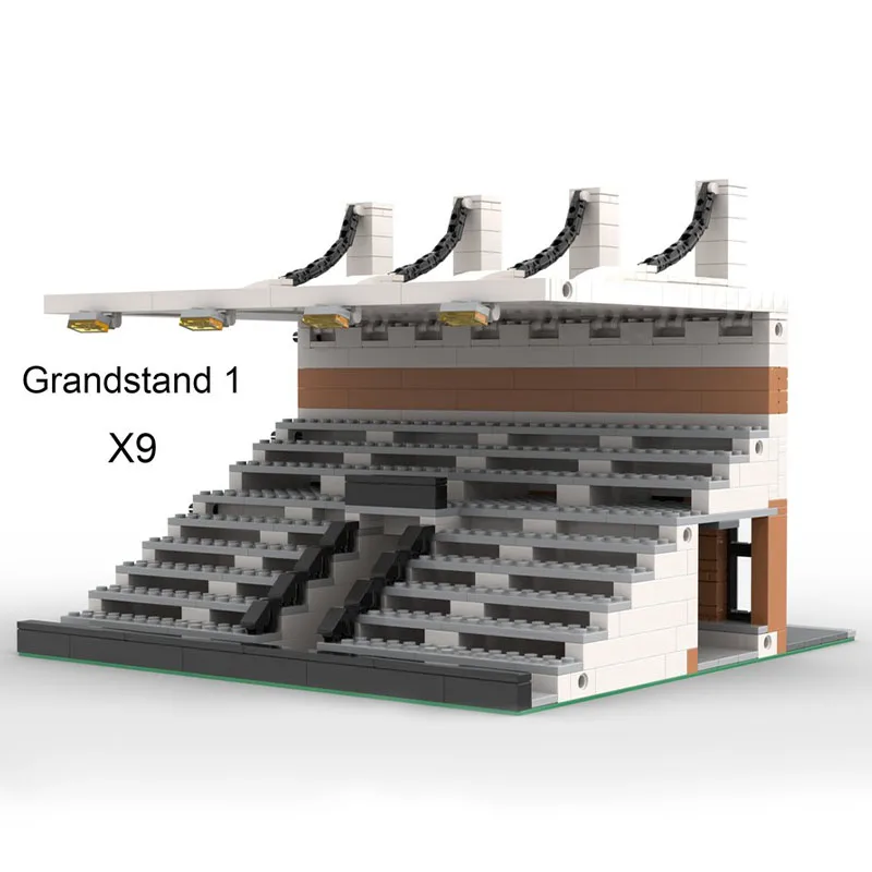 13129 قطعة MOC الإبداعية مدينة عرض الشارع رائعة ملعب نموذج العمارة اللبنات لتقوم بها بنفسك الاطفال تجميع الطوب اللعب الهدايا #5