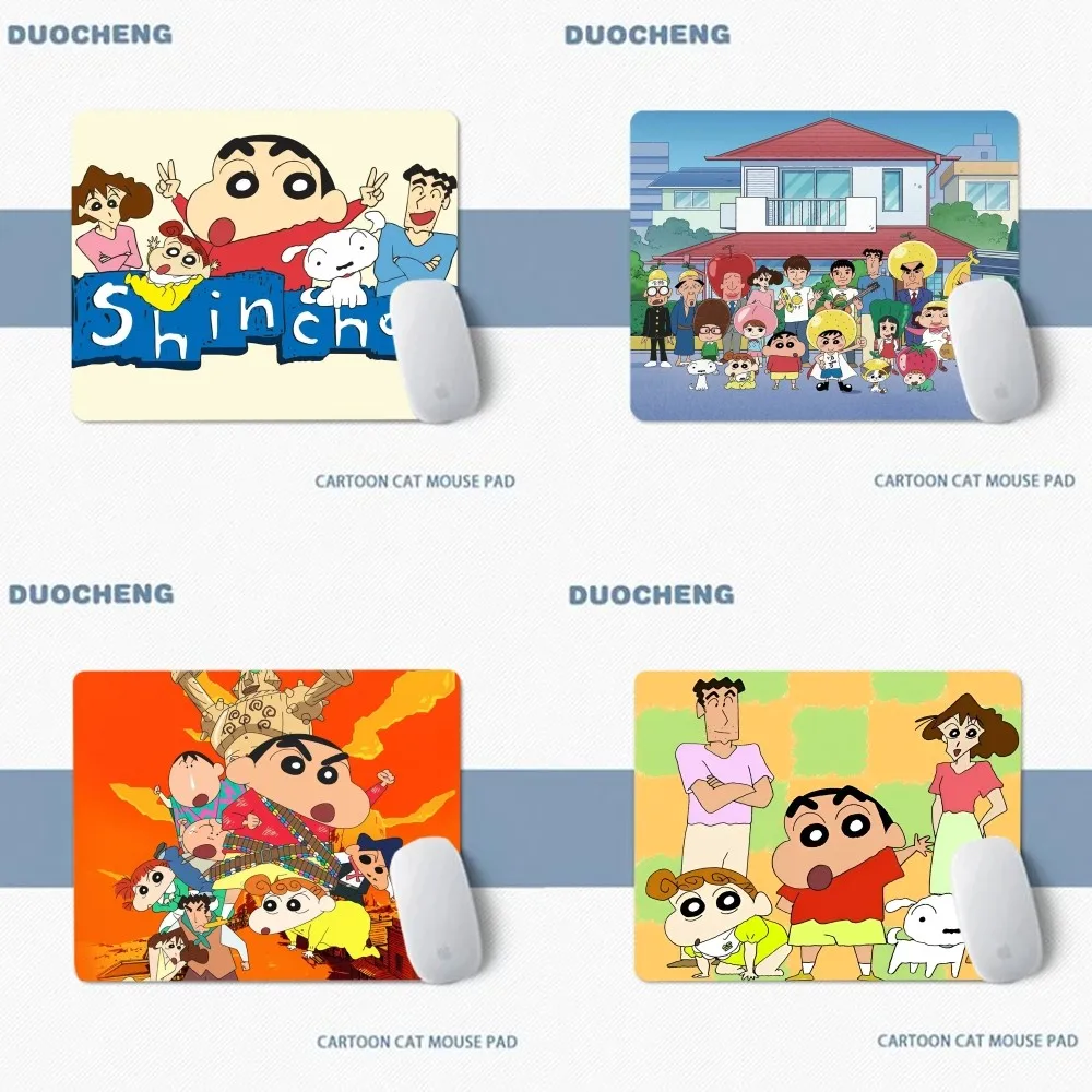 C-Crayon-Shin-chan Animation Cartoon Anime Gaming Mouse Pad Keyboard Mouse Mats Smooth Company Writing Desk Mats