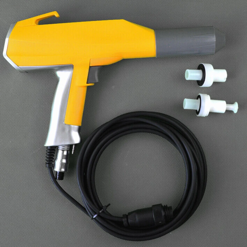 OptiSelect Manual Powder Gun 1002100 GM02 Optiflex F W/ 2pcs Nozzle For Gema